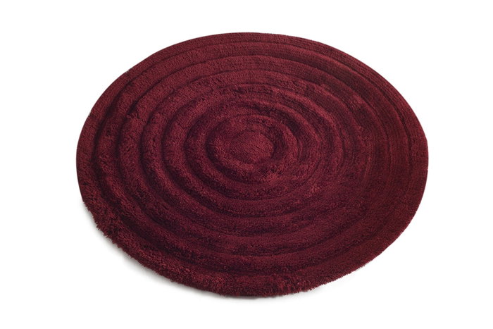 Mijölnir Alfombrilla de Baño Redonda Roja Mijölnir Alfombrilla de Baño Redonda Roja